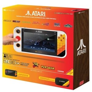 My Arcade Atari Gamestation Go Portable Console Bundle NIB Includes Case & More